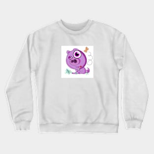 Crazy ugly piggy Crewneck Sweatshirt